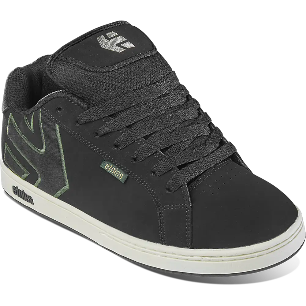 Fader black/green - skate shoes | etnies Official Low-Top Shoe Etnies Skate Original Sustainability Gear