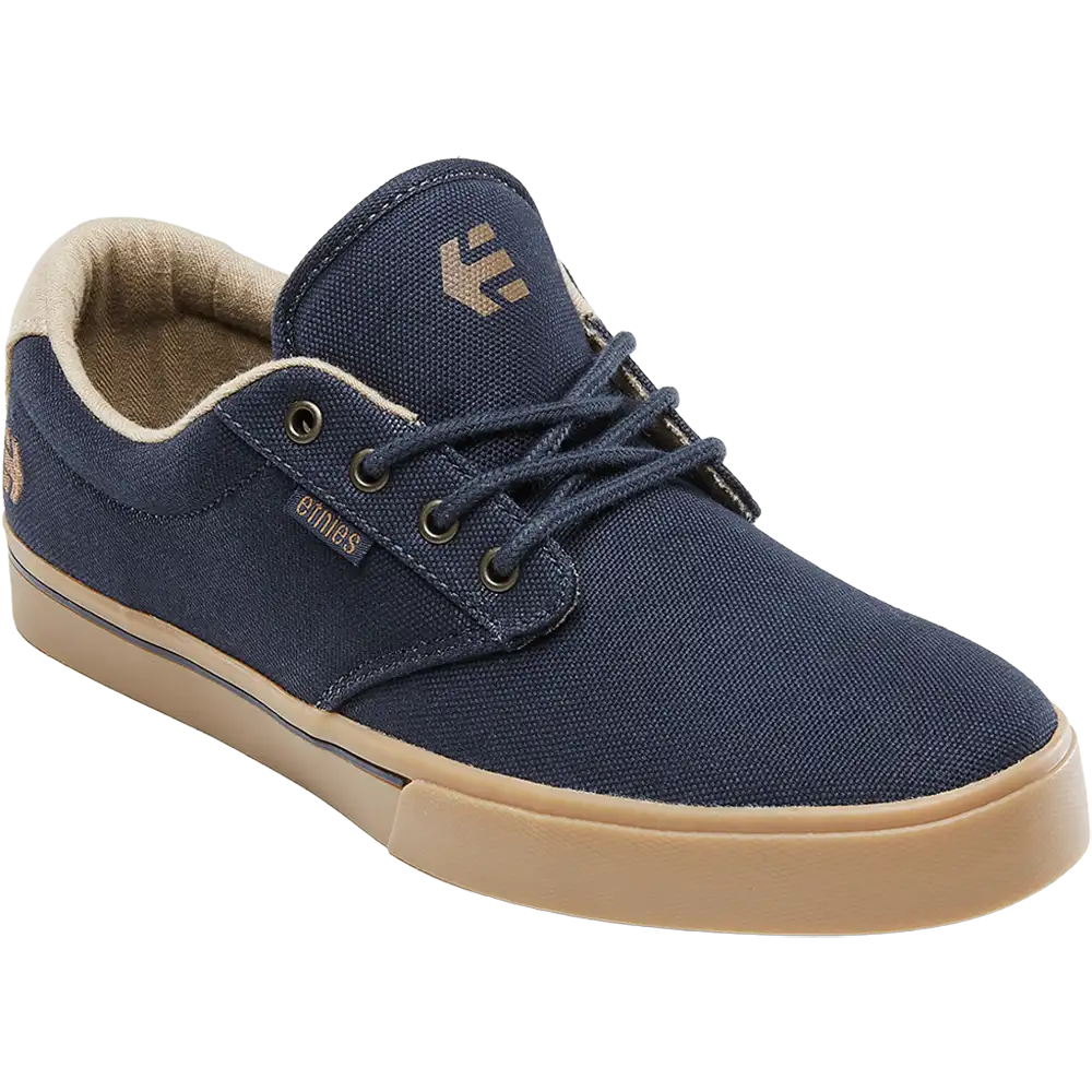 Jameson 2 Eco navy/gum/gold - skate shoes | etnies Official Low-Top Shoe Etnies Skate Original Sustainability Gear