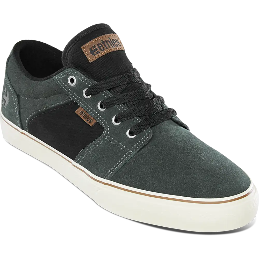 Barge Ls green/black - skate shoes | etnies Official Low-Top Vulcanized Etnies Skate Original Sustainability Gear