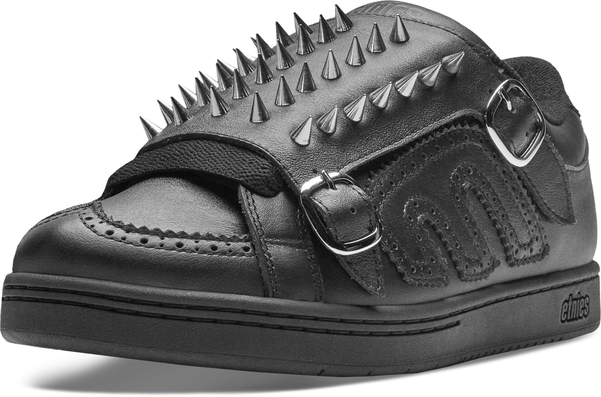Kingpin Spikes Black Low - Top Skate Shoe | etnies Official Low-Top Shoe Etnies Skate Original Sustainability Gear
