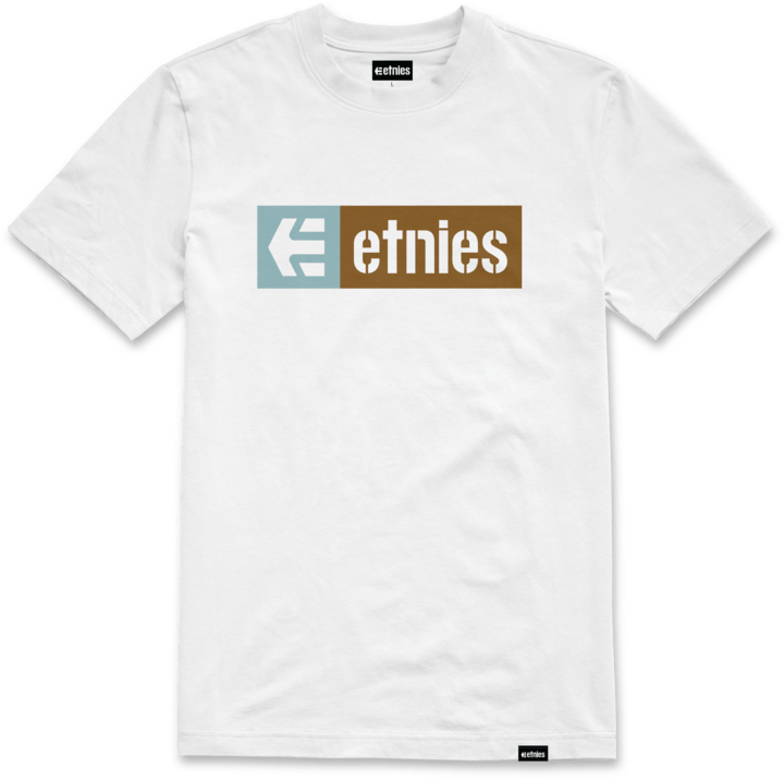 New Box Tee white/gum | etnies Official S/S Basic T-Shirt Etnies Skate Original Sustainability Gear