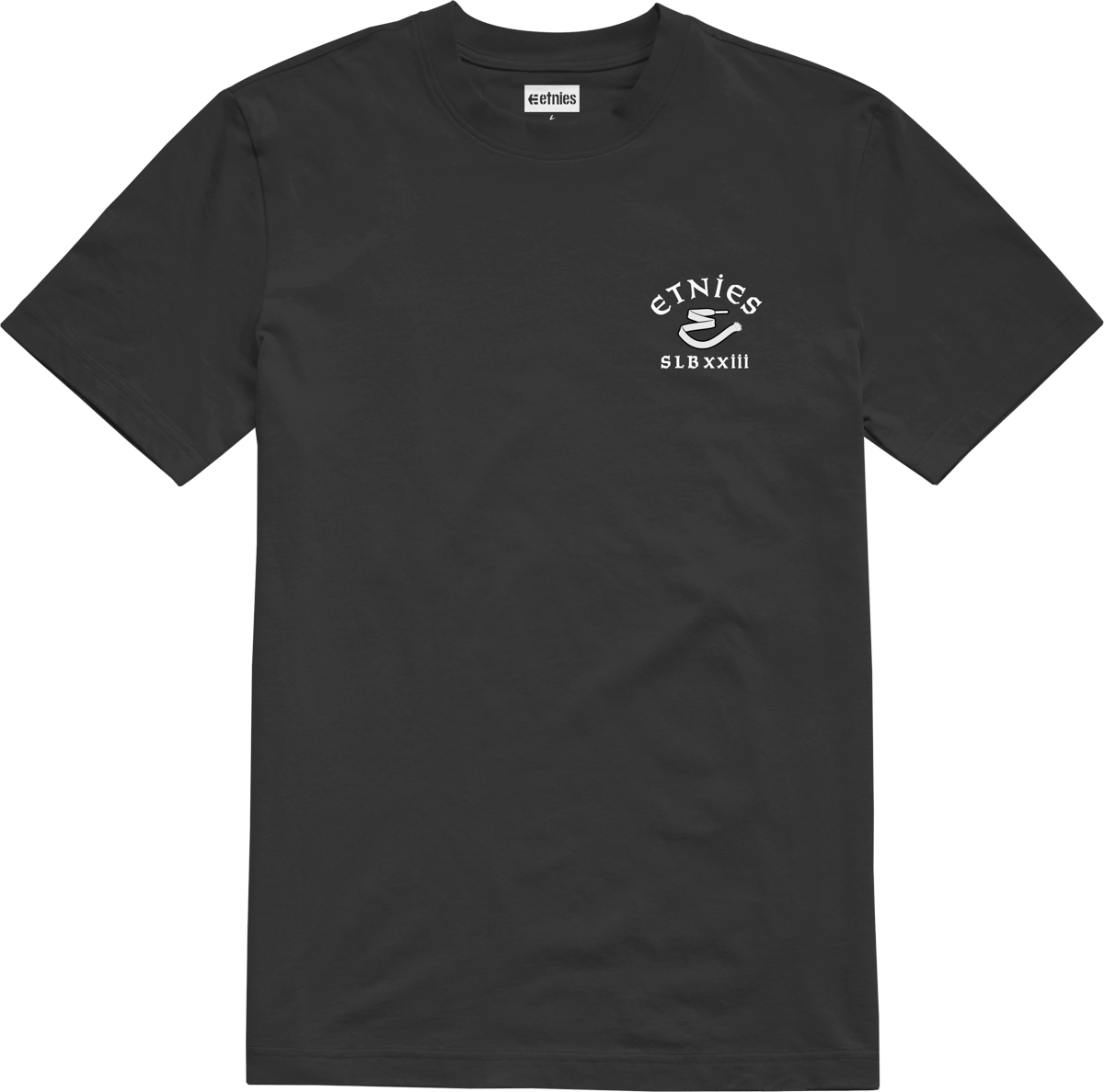 Slb X Etnies Tee black - t-shirt | etnies Official S/S Basic T-Shirt Etnies Skate Original Sustainability Gear