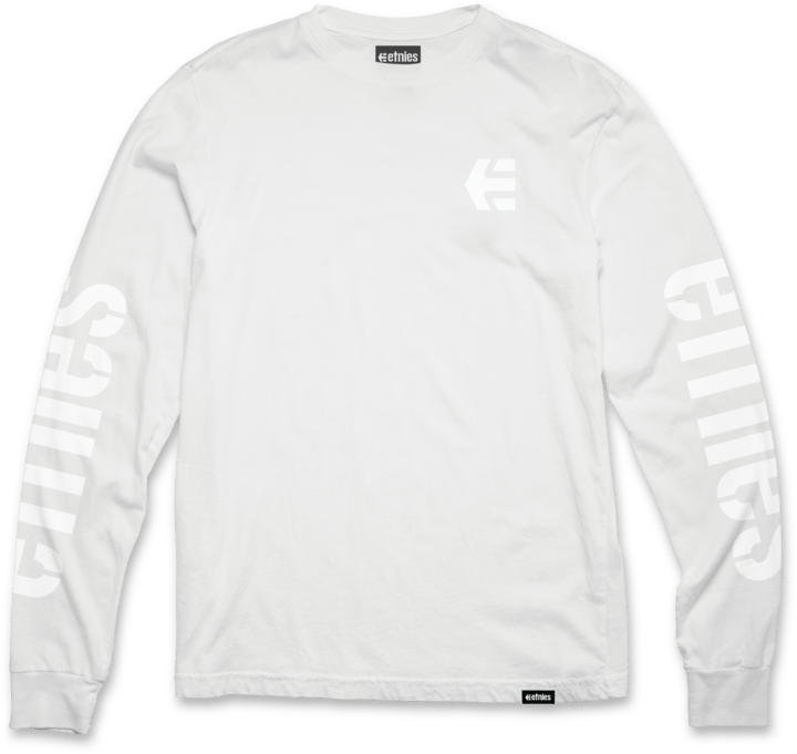 Icon L/S Tee white - t-shirt | etnies Official L/S Basic T-Shirt Etnies Skate Original Sustainability Gear