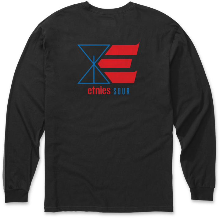 Sour Solution L/S Tee black - t-shirt | etnies Official L/S Basic T-Shirt Etnies Skate Original Sustainability Gear