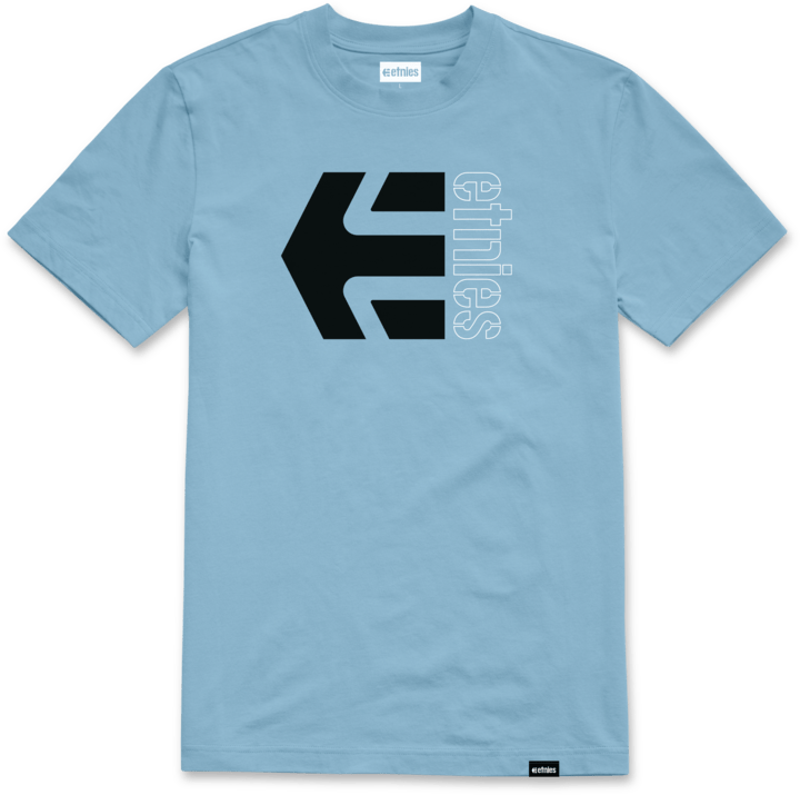 Corp Combo Tee light blue - t-shirt | etnies Official S/S Basic T-Shirt Etnies Skate Original Sustainability Gear