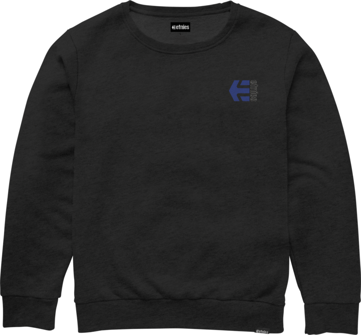 Corp Combo Crewneck black/blue | etnies Official Screen Crew Fleece Etnies Skate Original Sustainability Gear