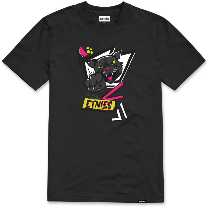 Puma Tee black - t-shirt | etnies Official S/S Basic T-Shirt Etnies Skate Original Sustainability Gear