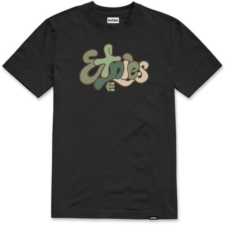 Noodle Tee black - t-shirt | etnies Official S/S Basic T-Shirt Etnies Skate Original Sustainability Gear