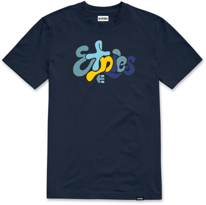 Noodle Tee navy - t-shirt | etnies Official S/S Basic T-Shirt Etnies Skate Original Sustainability Gear