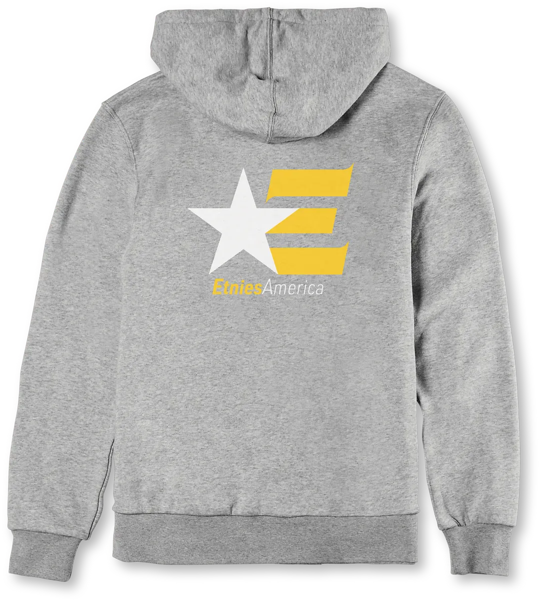 America Grey Heather Skate Zip Hoodie | etnies Official Screen Hooded Fleece Etnies Skate Original Sustainability Gear