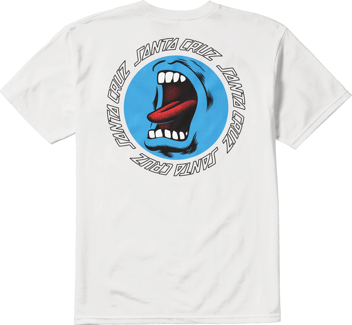 SANTA CRUZ SCREAMING HAND TEE S/S Basic T-Shirt Etnies Skate Original Sustainability Gear