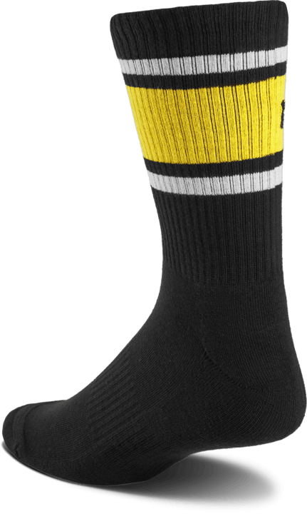etnies crew socks black/yellow | etnies Official Etnies BLACK/YELLOW / One Size Skate Original Sustainability Gear 4140001354.974.OS.1ST 194691656957
