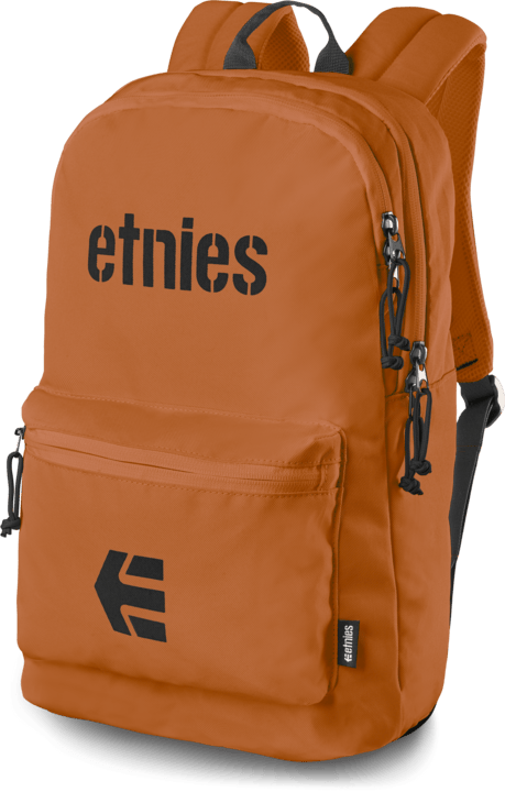 Fader Print Skate Backpack - Orange | etnies Official Backpacks Etnies BURNT ORANGE / ONE SIZE Skate Original Sustainability Gear 4140001488.801.OS.1ST 194691659149
