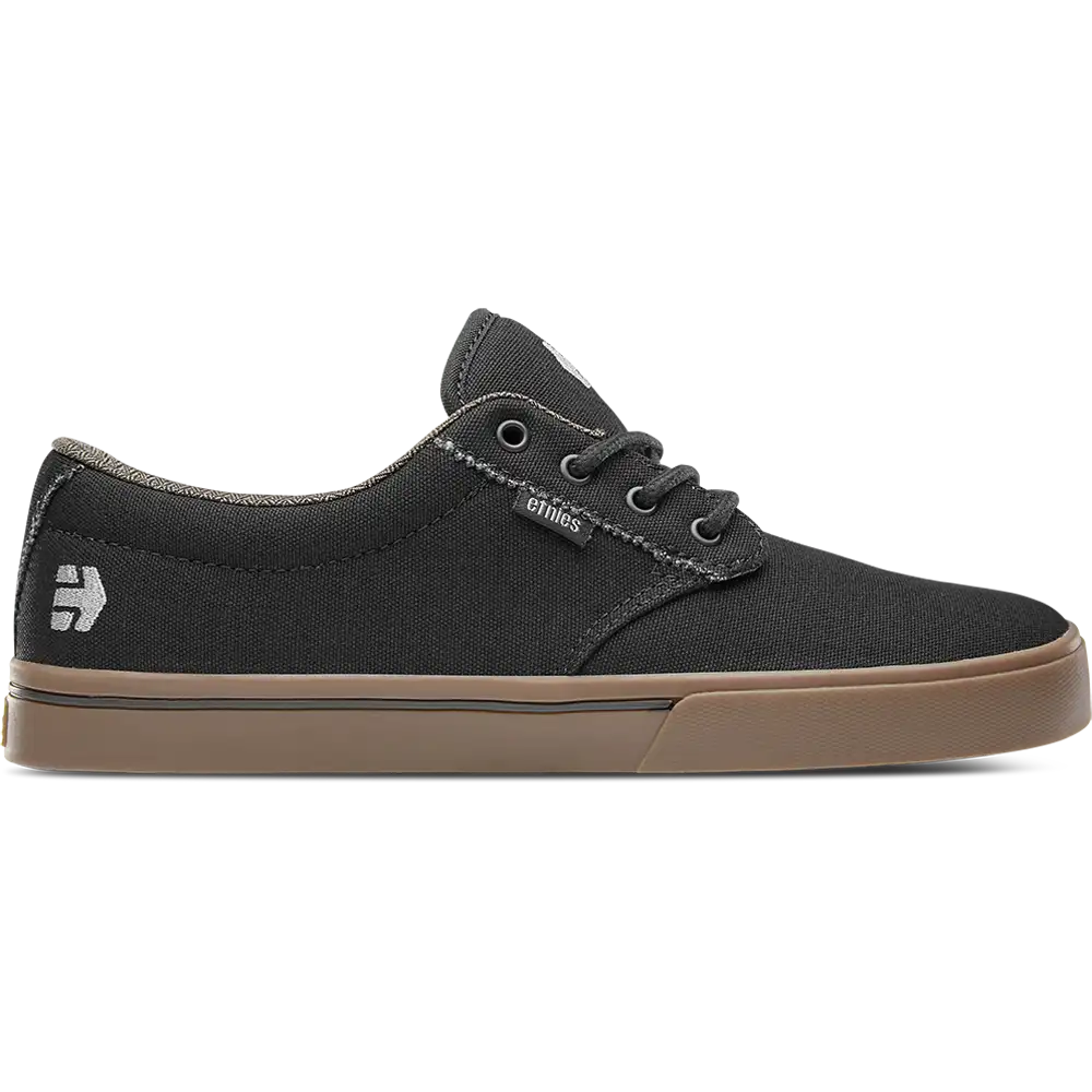 Jameson 2 Eco black/charcoal/gum - skate shoes | etnies Official Low-Top Shoe Etnies Skate Original Sustainability Gear
