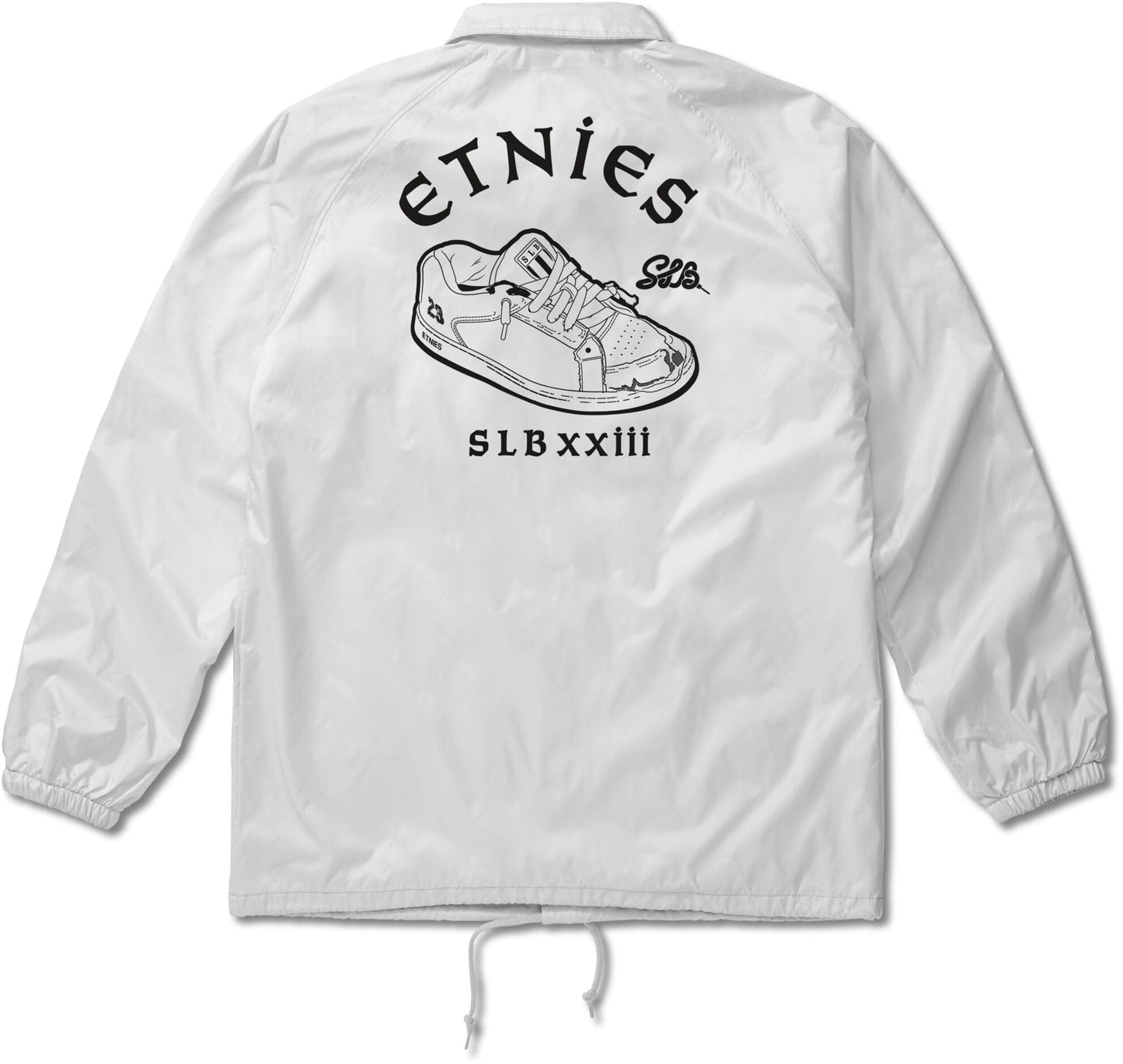 Slb Coach Jacket white - skate jacket | etnies Official Novelty Fleece Etnies Skate Original Sustainability Gear