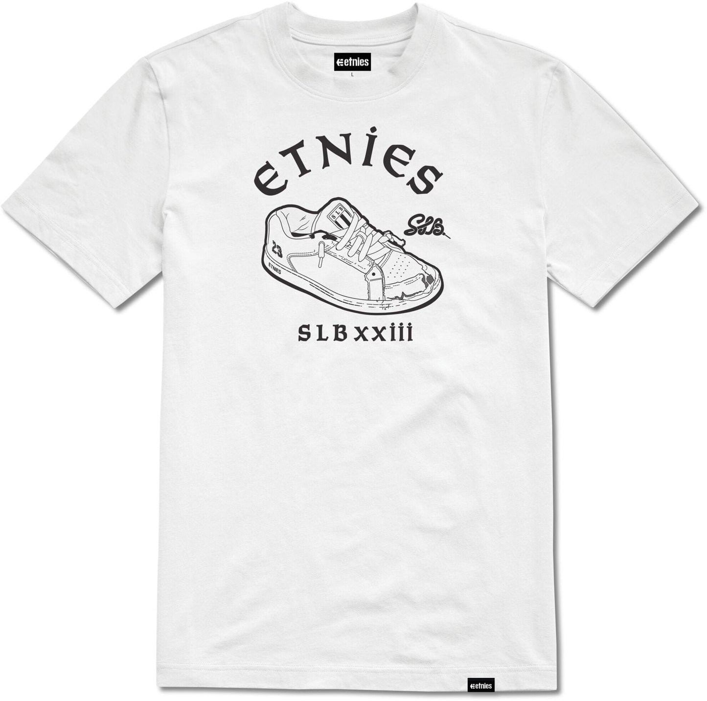 Slb Tee white - t-shirt | etnies Official S/S Basic T-Shirt Etnies Skate Original Sustainability Gear