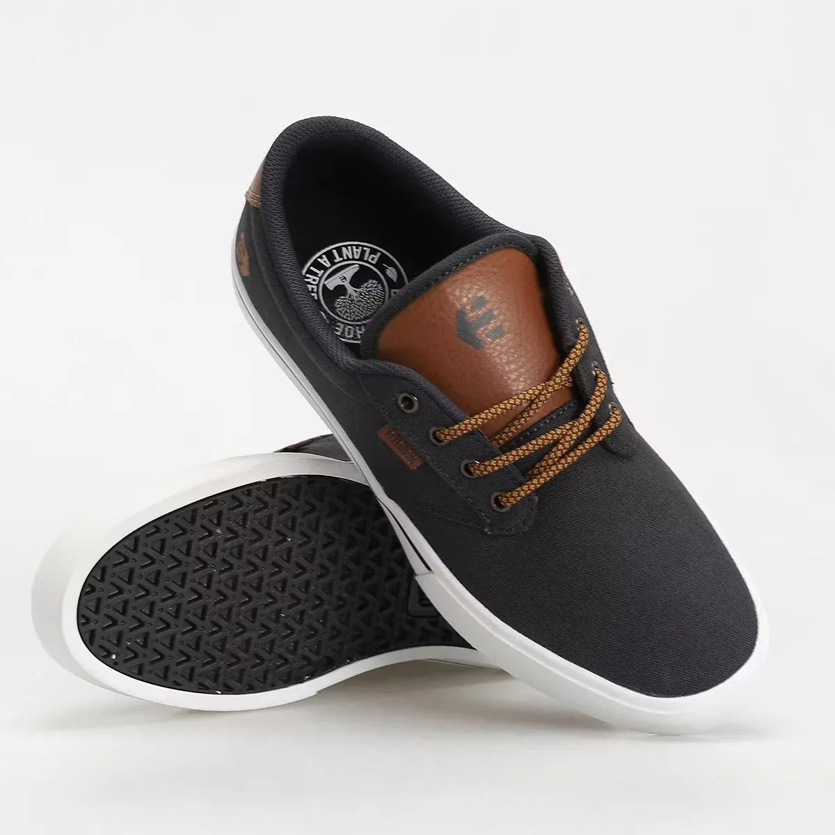Jameson 2 Eco navy/tan/white - skate shoes | etnies Official Low-Top Shoe Etnies Skate Original Sustainability Gear