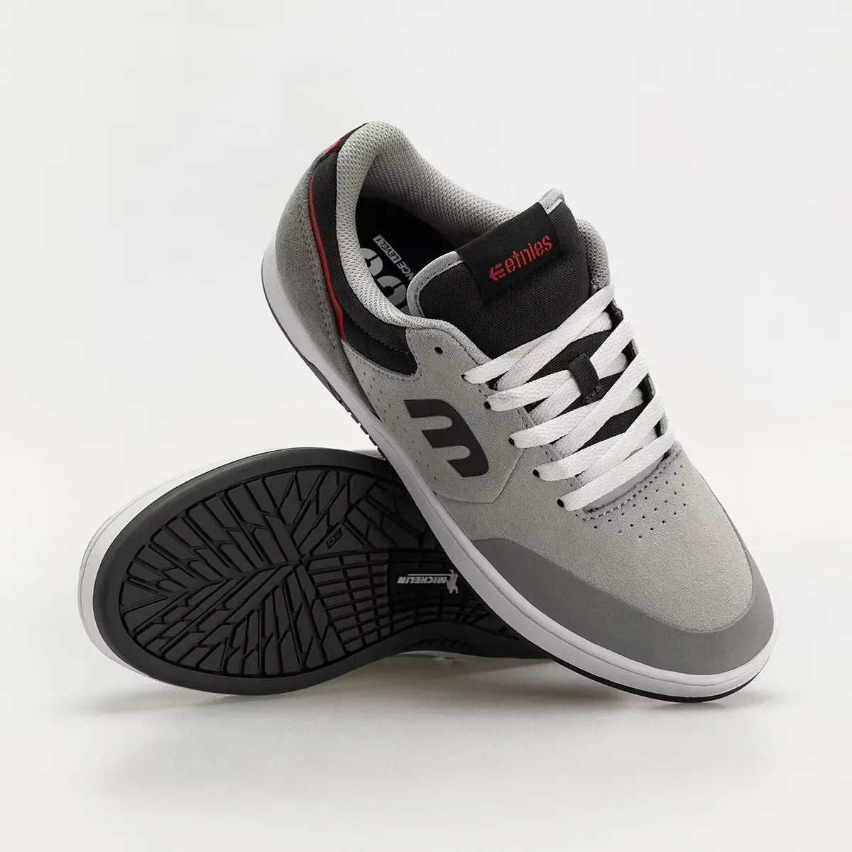 Marana Michelin grey/red - skate shoes | etnies Official Low-Top Shoe Etnies Skate Original Sustainability Gear