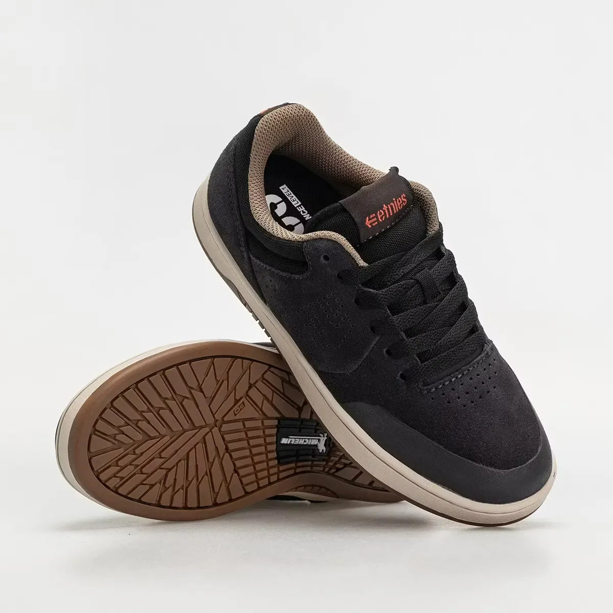 Marana Michelin grey/black/red - skate shoes | etnies Official Low-Top Shoe Etnies Skate Original Sustainability Gear