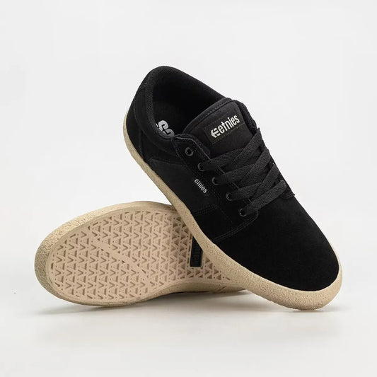 Barge LS Premium Dark Black Vulcanized | etnies Official Low-Top Vulcanized Etnies Skate Original Sustainability Gear