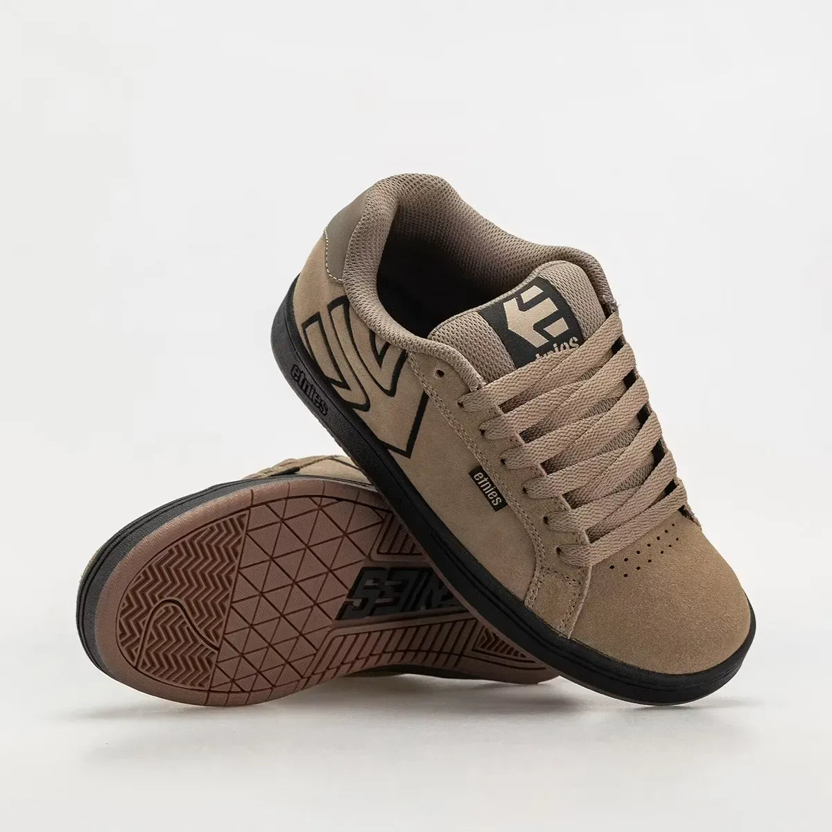 Fader Low - Top Shoe Tan Black  | etnies Official Low-Top Shoe Etnies Skate Original Sustainability Gear