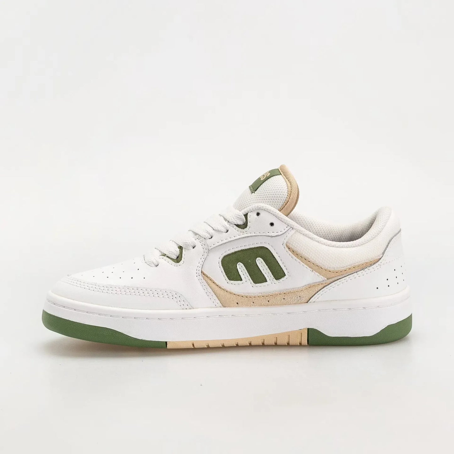 Loot White Green Low - Top Skate Shoe | etnies Official Low-Top Shoe Etnies Skate Original Sustainability Gear
