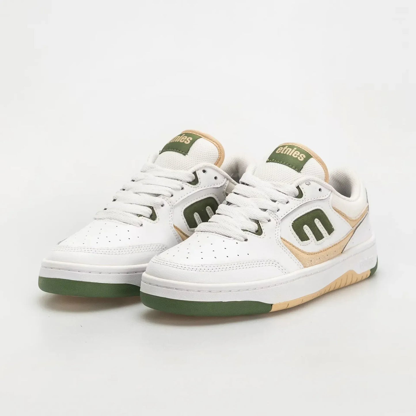 Loot White Green Low - Top Skate Shoe | etnies Official Low-Top Shoe Etnies Skate Original Sustainability Gear