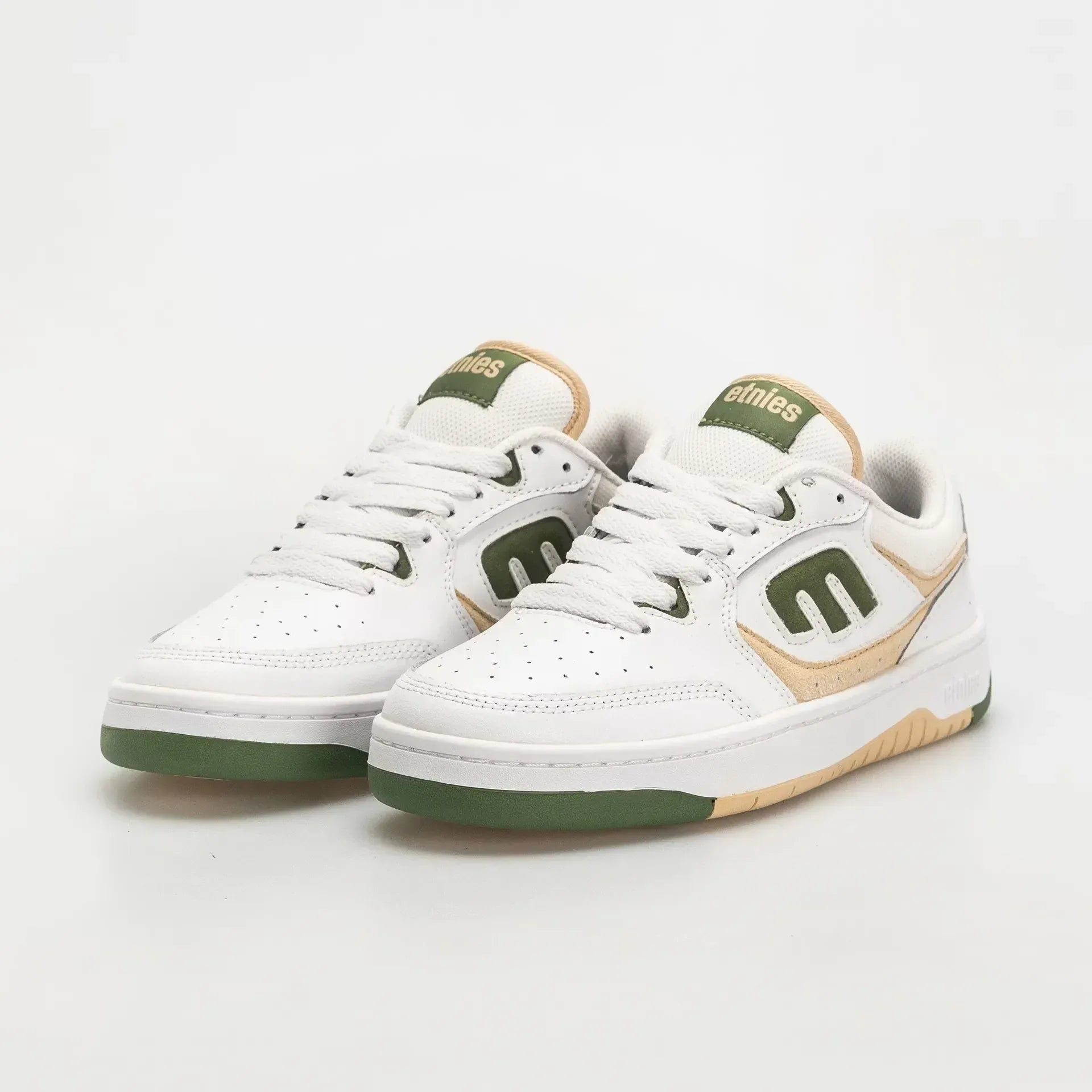Loot White Green Low - Top Skate Shoe | etnies Official Low-Top Shoe Etnies Skate Original Sustainability Gear