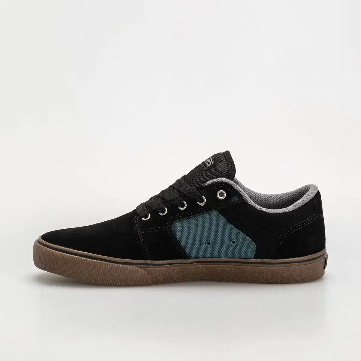 Barge LS Black Teal Low - Top Vulcanized | etnies Official Low-Top Vulcanized Etnies Skate Original Sustainability Gear