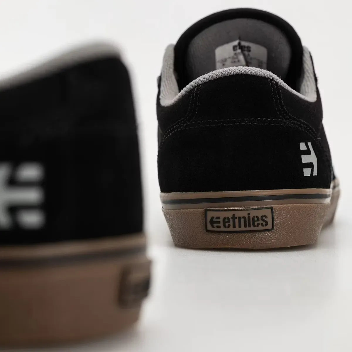 Barge LS Black Teal Low - Top Vulcanized | etnies Official Low-Top Vulcanized Etnies Skate Original Sustainability Gear