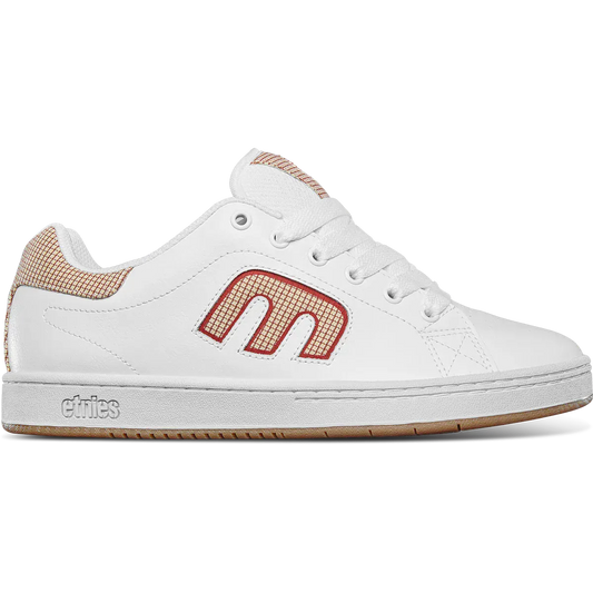 Callicut White Plaid Low - Top Skate Shoe | etnies Official Low-Top Shoe Etnies Skate Original Sustainability Gear