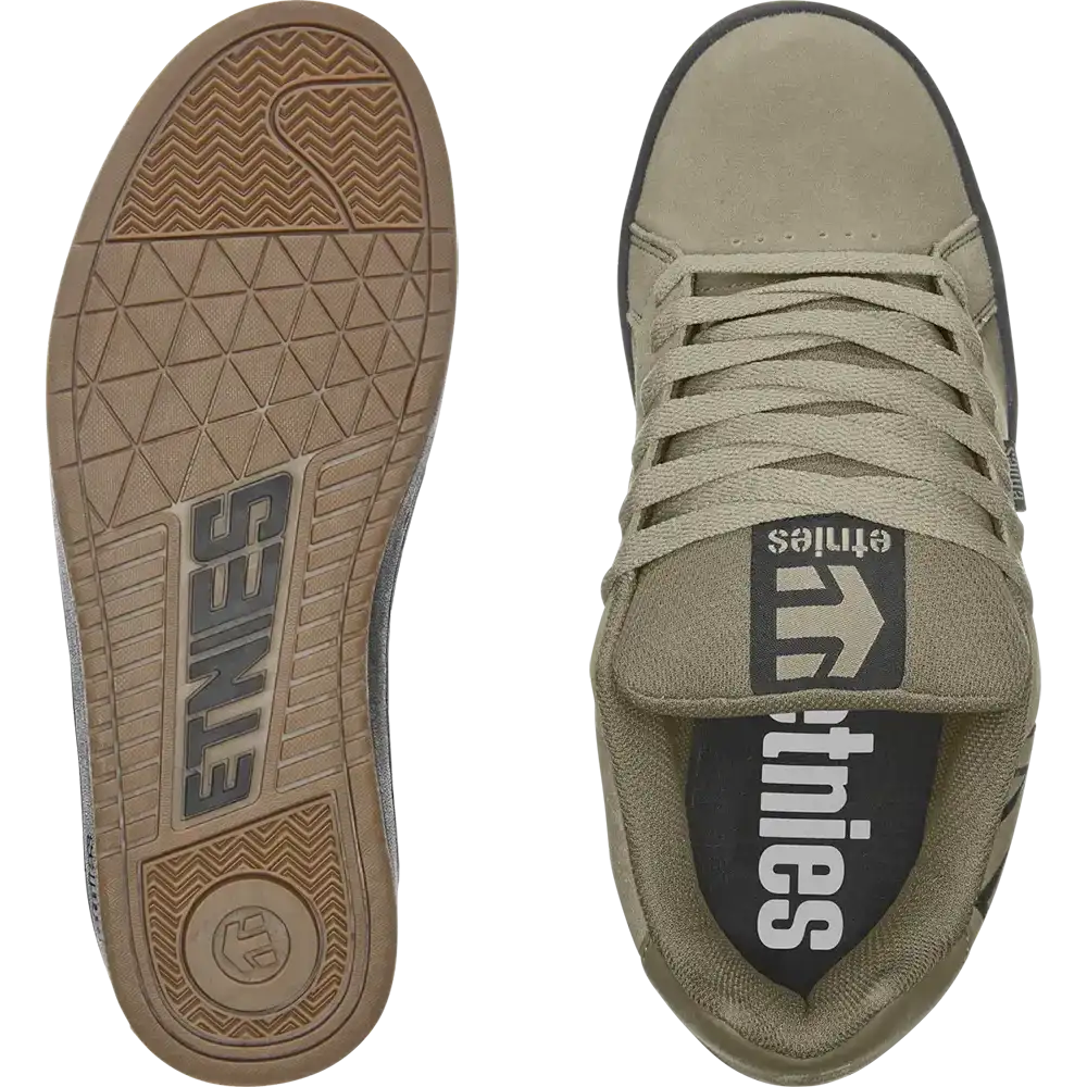 Fader Low - Top Shoe Tan Black  | etnies Official Low-Top Shoe Etnies Skate Original Sustainability Gear
