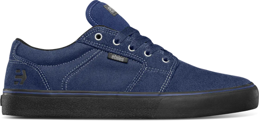 Barge LS Indigo Raw Low - Top Vulcanized | etnies Official Low-Top Vulcanized Etnies Skate Original Sustainability Gear