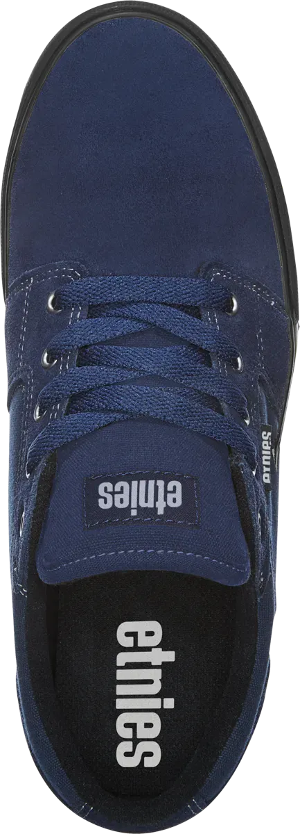Barge LS Indigo Raw Low - Top Vulcanized | etnies Official Low-Top Vulcanized Etnies Skate Original Sustainability Gear