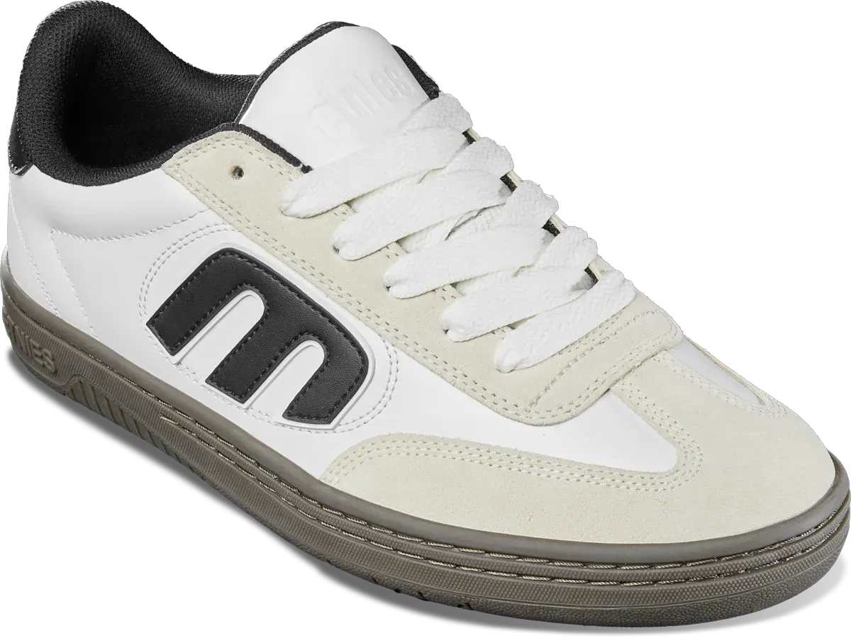 Locut White Black Gum Low - Top Skate Shoe | etnies Official Low-Top Shoe Etnies Skate Original Sustainability Gear