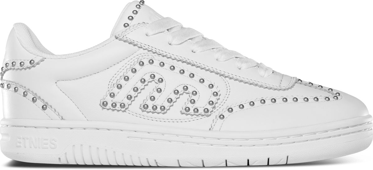 Locut Studs White Low - Top Skate Shoe | etnies Official Low-Top Shoe Etnies Skate Original Sustainability Gear