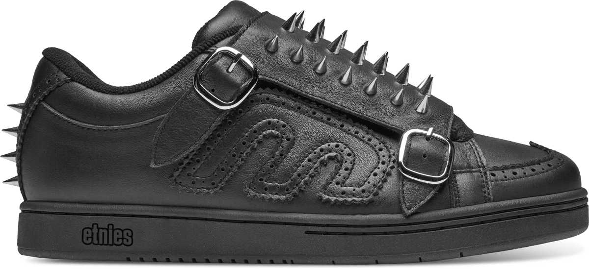 Kingpin Spikes Black Low - Top Skate Shoe | etnies Official Low-Top Shoe Etnies Skate Original Sustainability Gear