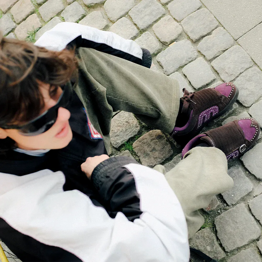 Kingpin Studs Brown Purple Skate Shoe | etnies Official Etnies Skate Original Sustainability Gear