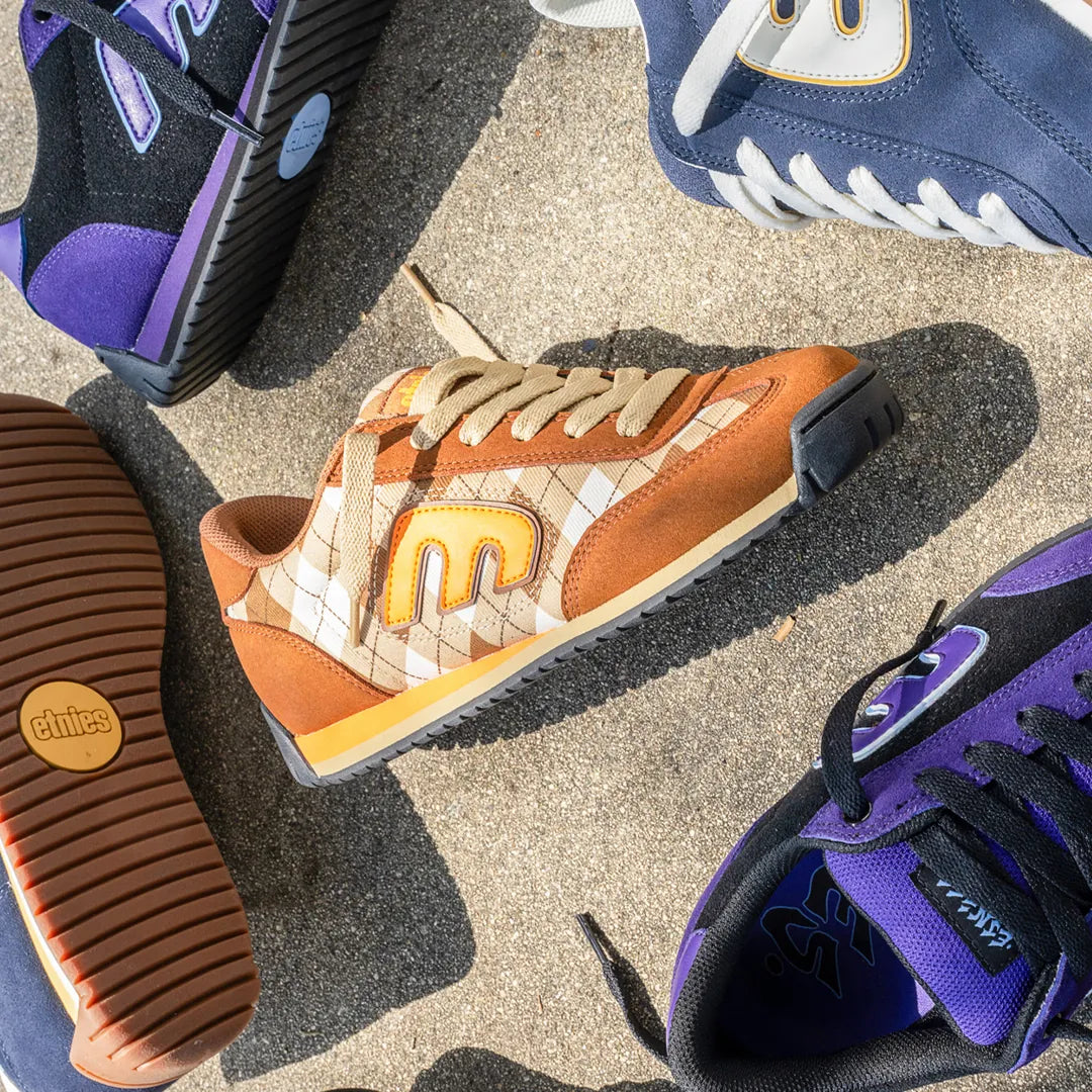 Brown Suede Low-Top Skate Shoes – Locut 2K | etnies Official etnies Skate Original Sustainability Gear