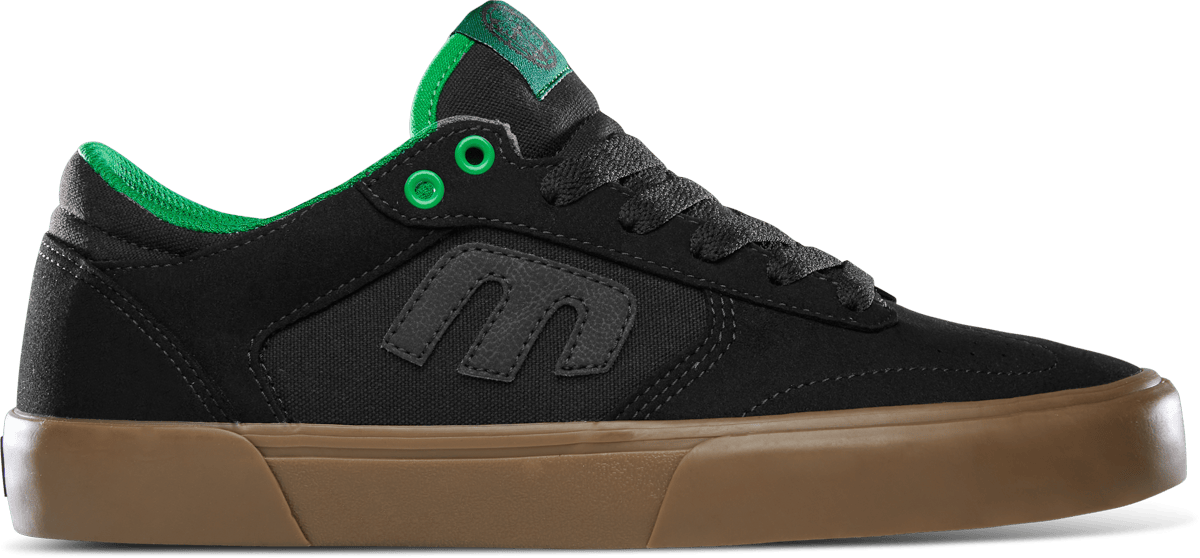 Windrow Vulc X Dig black/green/gum | etnies Official High-Top Vulcanized Etnies Skate Original Sustainability Gear