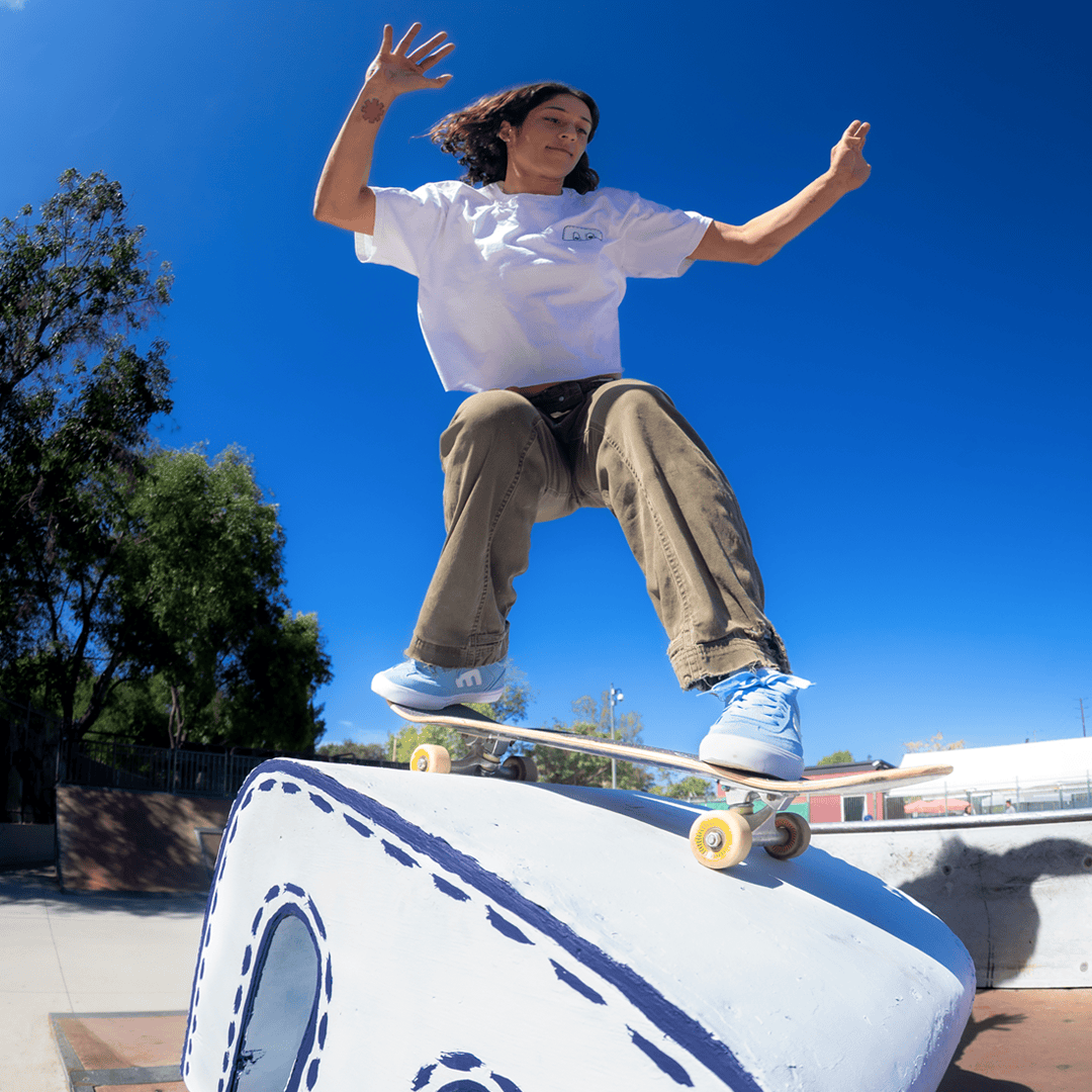 Light Blue Skate Shoes – Locut Vulc x Fos | etnies Official etnies Skate Original Sustainability Gear