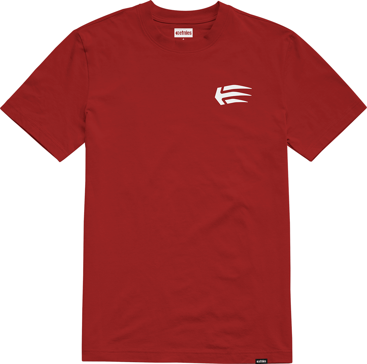 Joslin tee red/white – men’s tee | etnies Official S/S Basic T-Shirt Etnies Skate Original Sustainability Gear