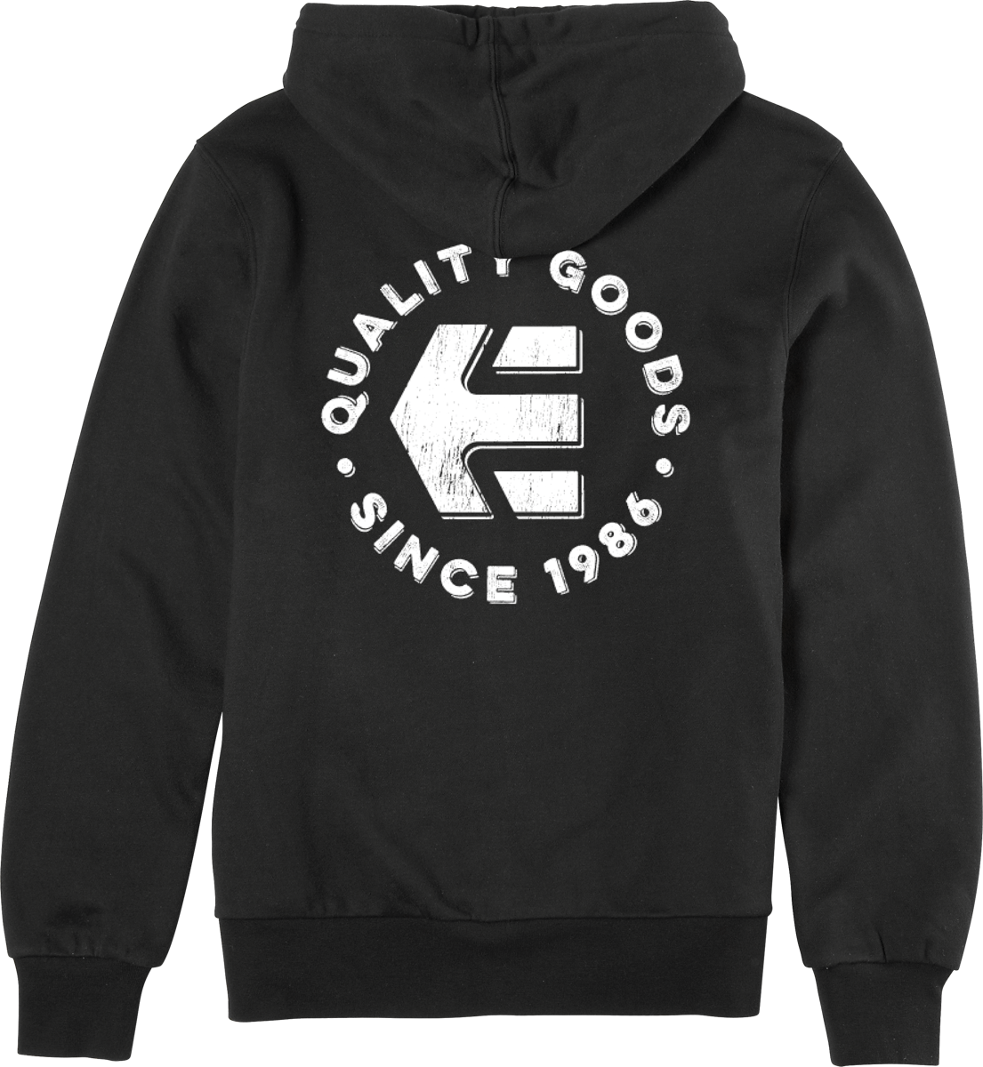 Black men's pull over with zip - etnies