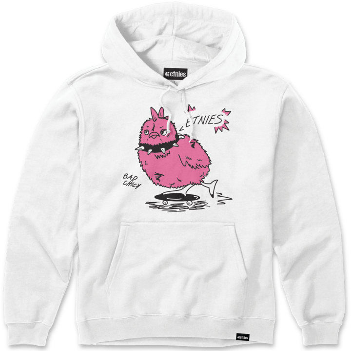 Bad Chick Pullover white | etnies Official Etnies Skate Original Sustainability Gear