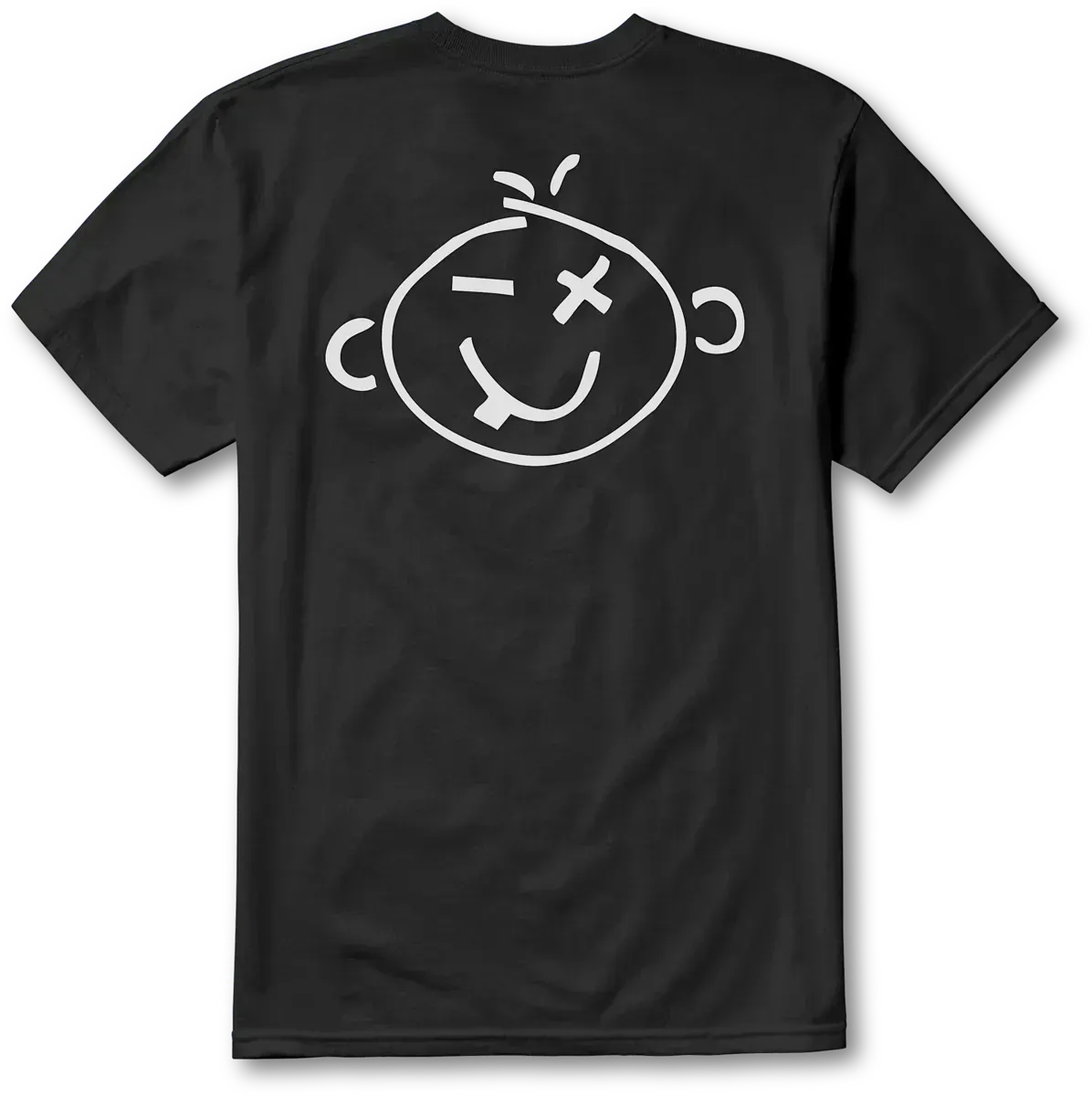 KO Man Black White Short Sleeve Skate Tee | etnies Official S/S Basic T-Shirt Etnies Skate Original Sustainability Gear