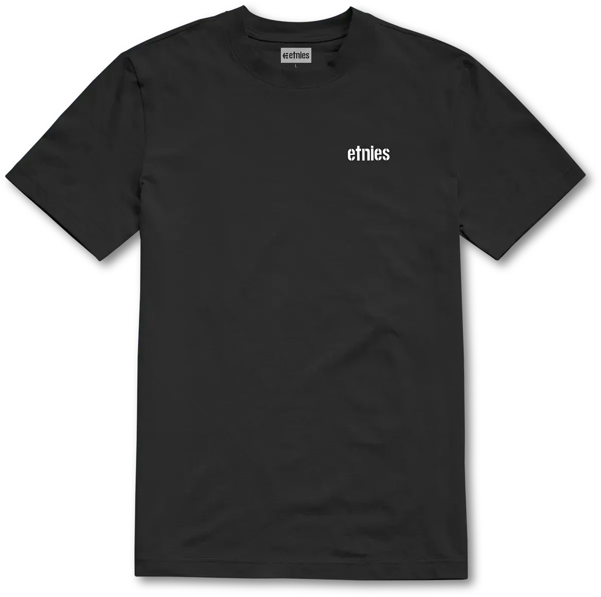KO Man Black White Short Sleeve Skate Tee | etnies Official S/S Basic T-Shirt Etnies Skate Original Sustainability Gear