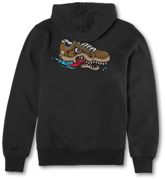 SLB x Jimbo Black Skate Pullover Hoodie | etnies Official Screen Hooded Fleece Etnies Skate Original Sustainability Gear