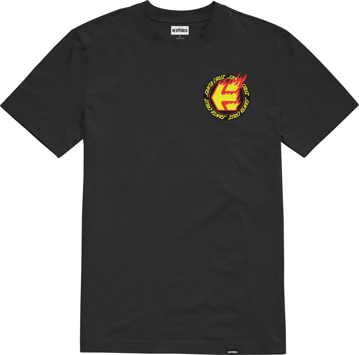 SANTA CRUZ FLAME TEE S/S Basic T-Shirt Etnies Skate Original Sustainability Gear