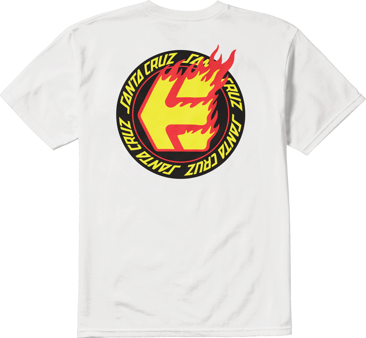 SANTA CRUZ FLAME TEE S/S Basic T-Shirt Etnies Skate Original Sustainability Gear