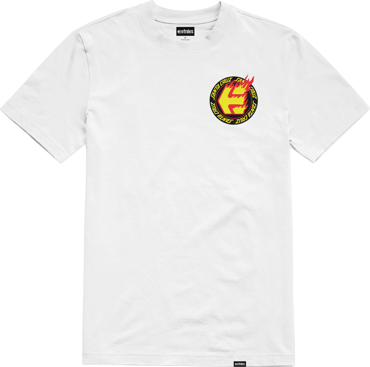 SANTA CRUZ FLAME TEE S/S Basic T-Shirt Etnies Skate Original Sustainability Gear